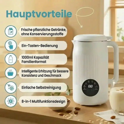VitaMixia 8-in-1 Multifunktionsgerät — Pflanzendrinks, Säfte & mehr