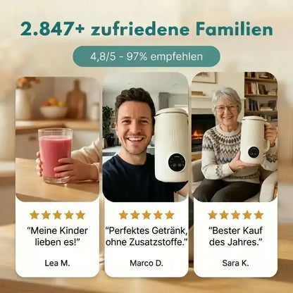 VitaMixia 8-in-1 Multifunktionsgerät — Pflanzendrinks, Säfte & mehr