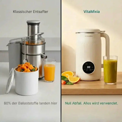 VitaMixia 8-in-1 Multifunktionsgerät — Pflanzendrinks, Säfte & mehr