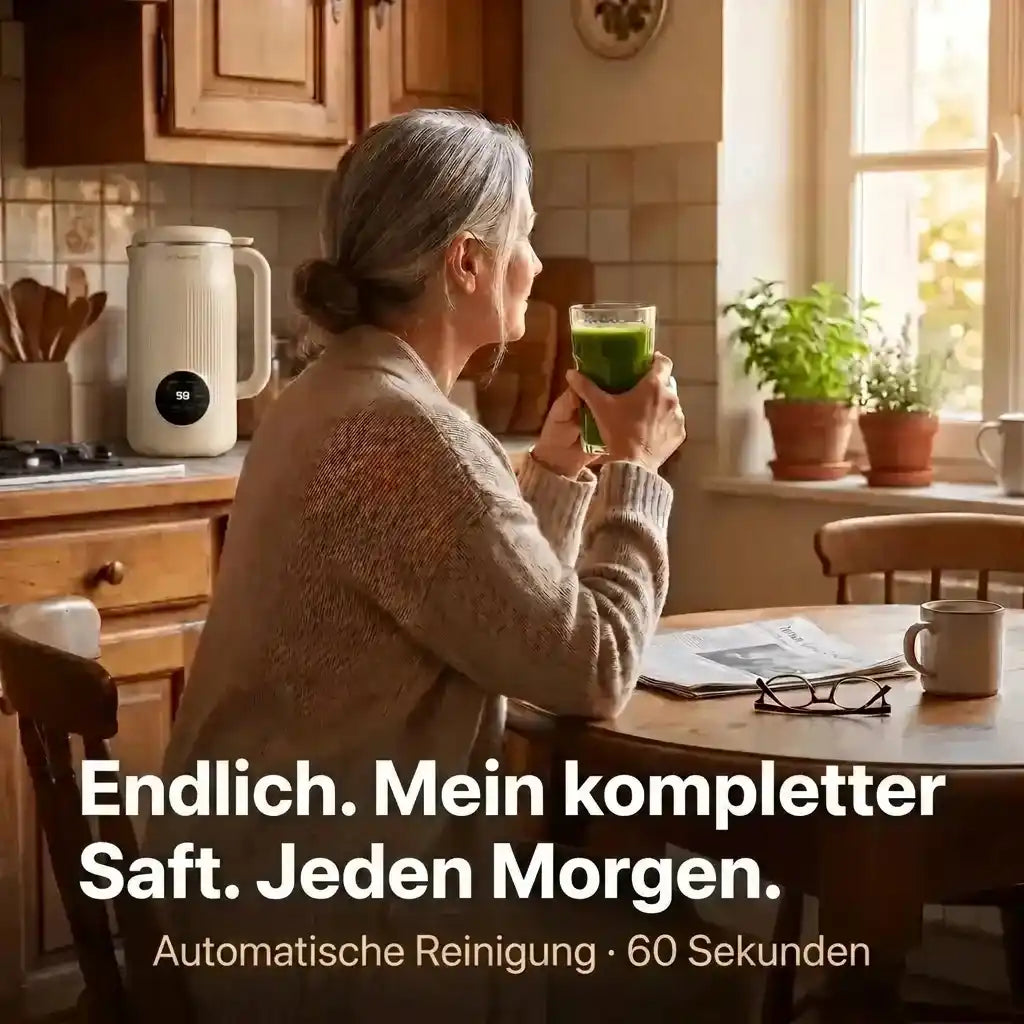 VitaMixia 8-in-1 Multifunktionsgerät — Pflanzendrinks, Säfte & mehr
