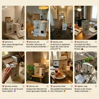 VitaMixia – Multifunktion 8-in-1 zur Zubereitung von Pflanzendrinks, Säften und vielem mehr.