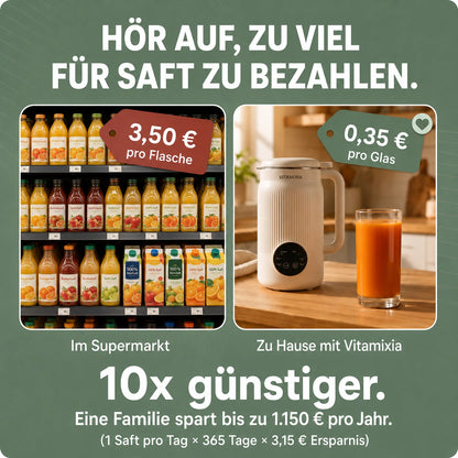 Vitamixia: Das 8-in-1-Gerät, das 100 % Ihrer Ballaststoffe bewahrt – und sich selbst reinigt.